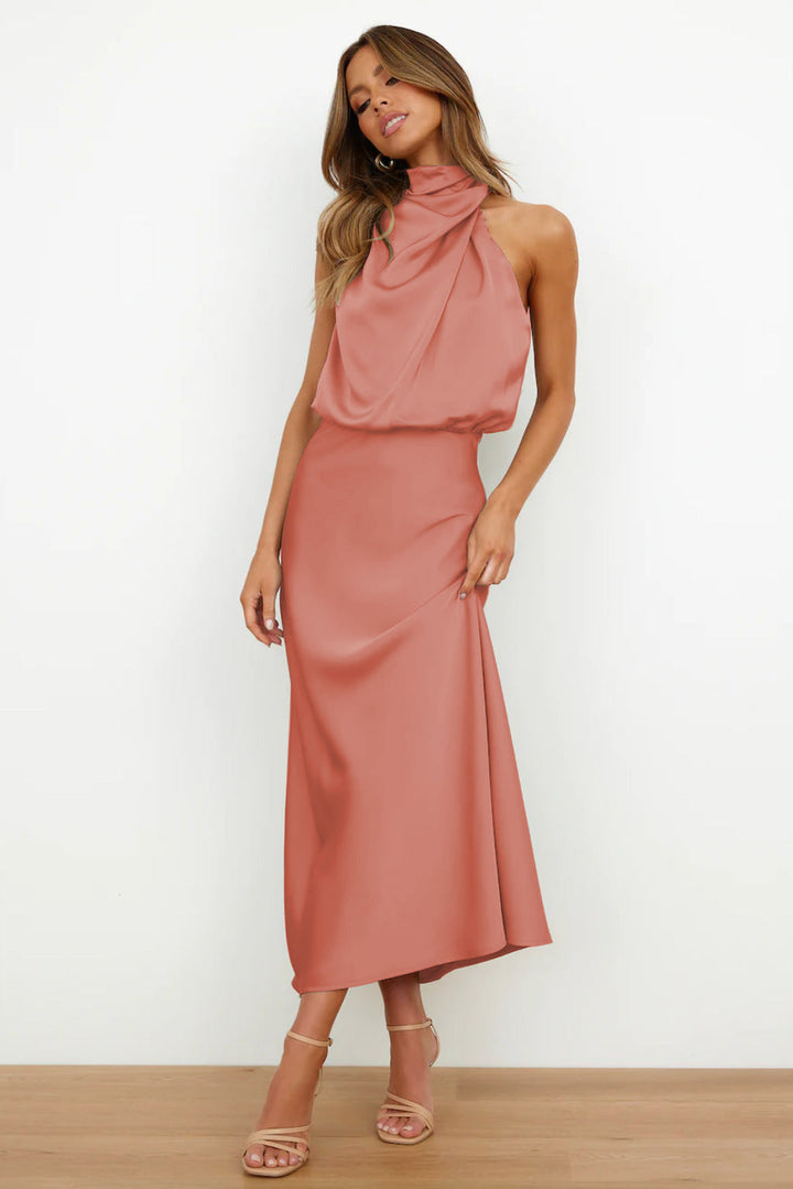 Veronie | Elegant Halter Dress