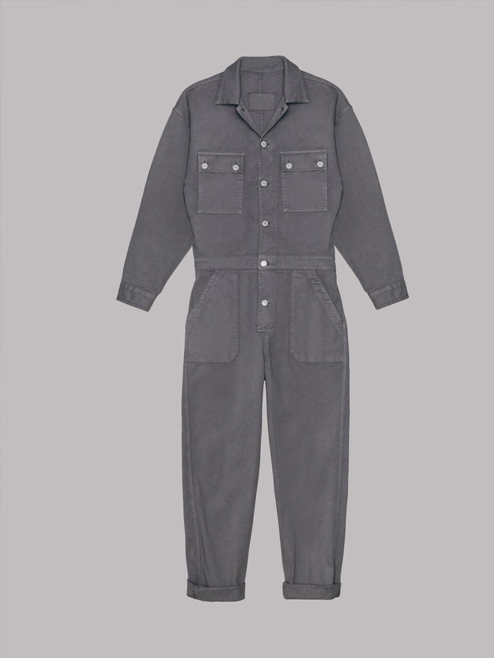 Sansa | Comfortable Button Down Jumpsuit