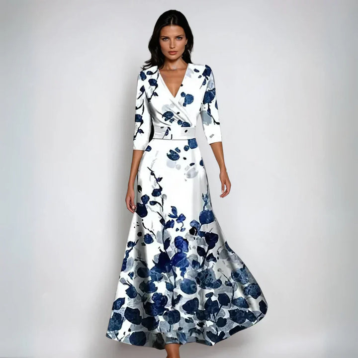 Fritzie | Elegant Floral Wrap Dress