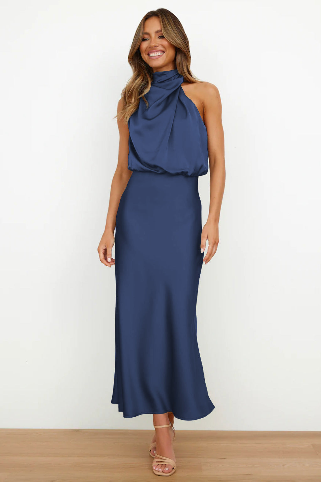 Veronie | Elegant Halter Dress