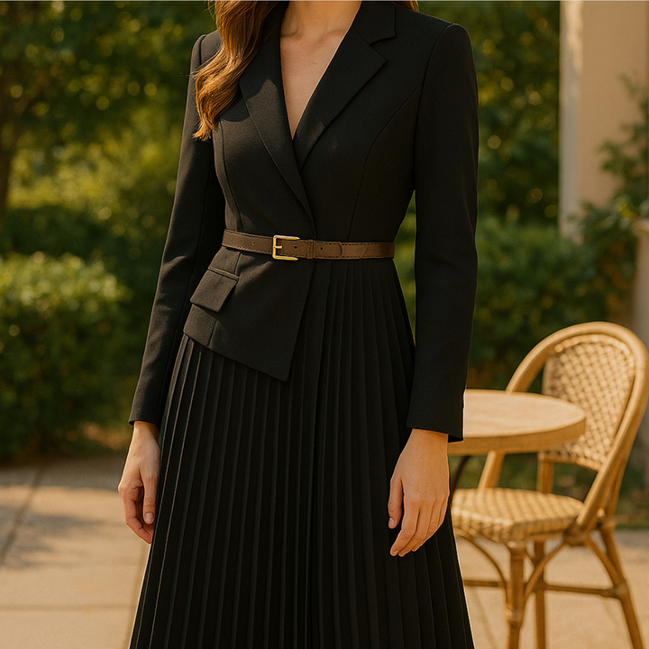 Estrella | Pleated Classy Dress