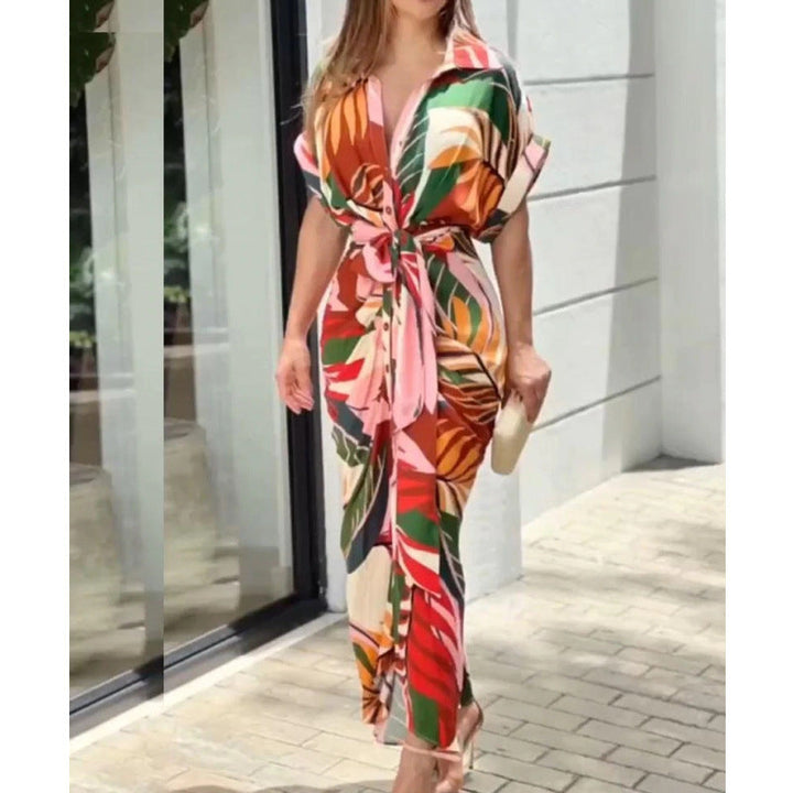 Relaxed Fit Button-Up Maxi Dress For Women