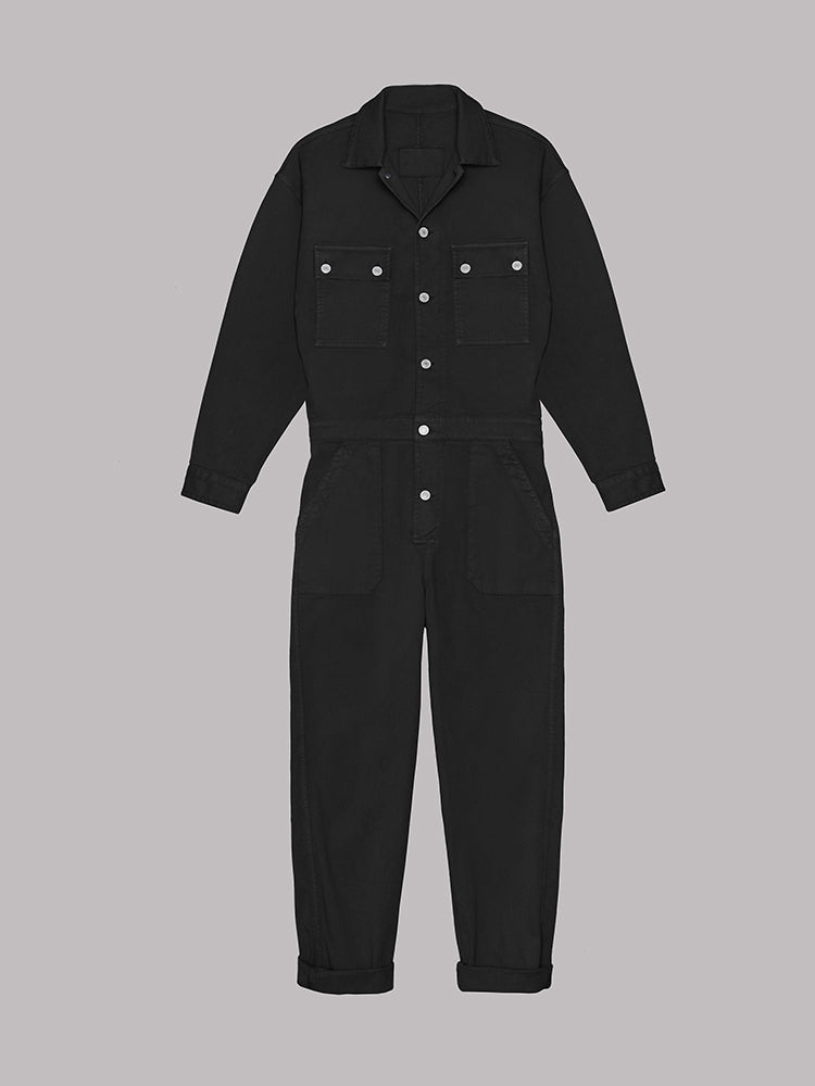 Sansa | Comfortable Button Down Jumpsuit