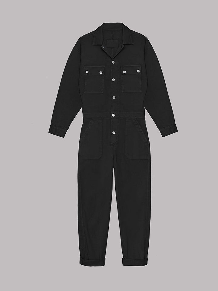 Sansa | Comfortable Button Down Jumpsuit