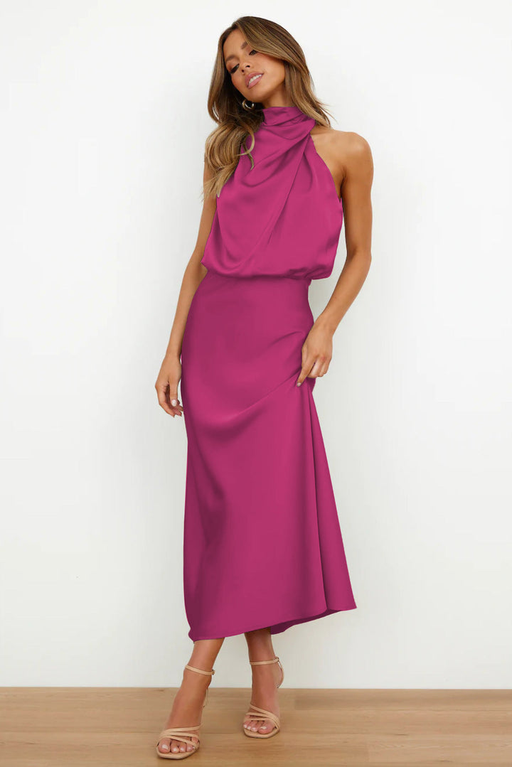 Veronie | Elegant Halter Dress