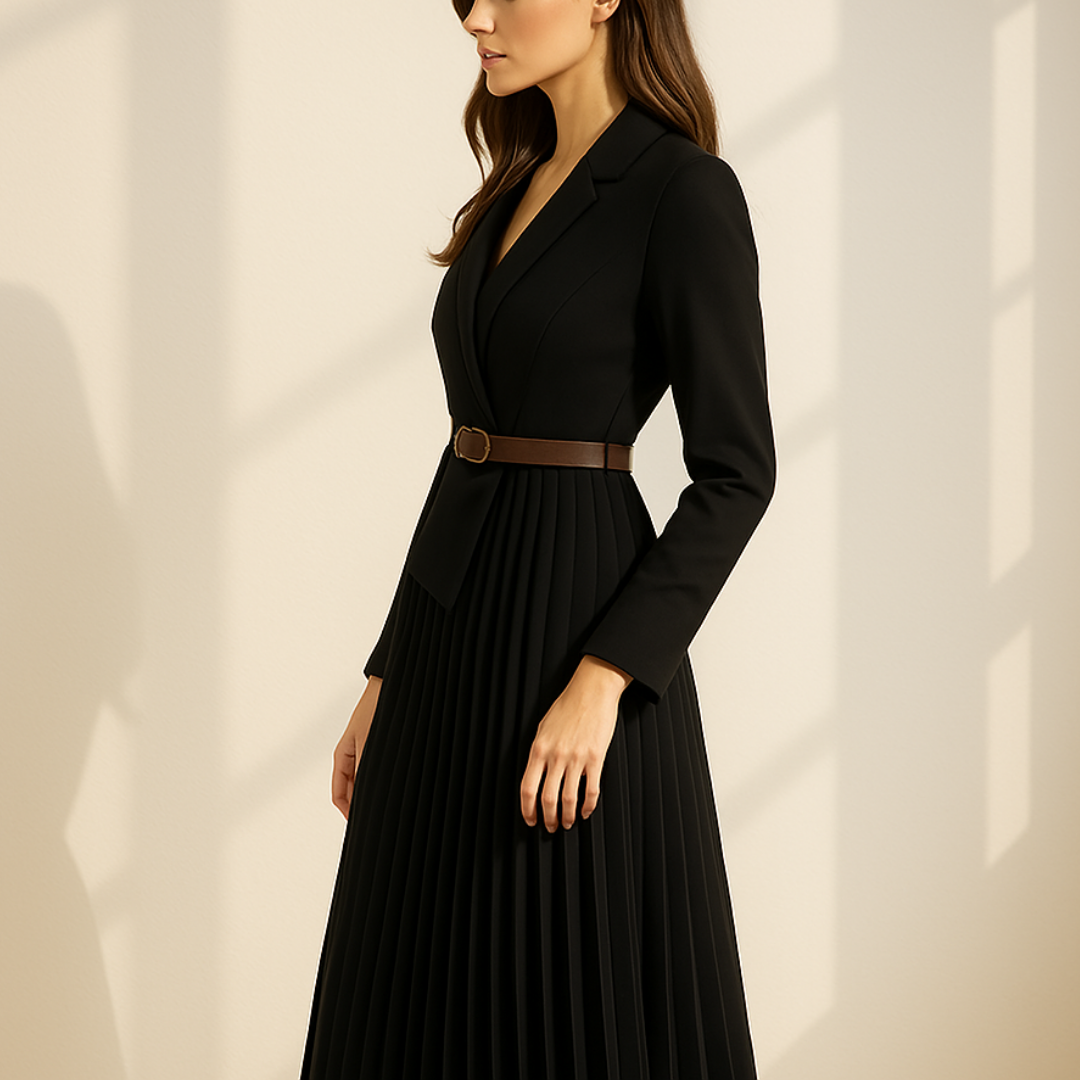 Estrella | Pleated Classy Dress