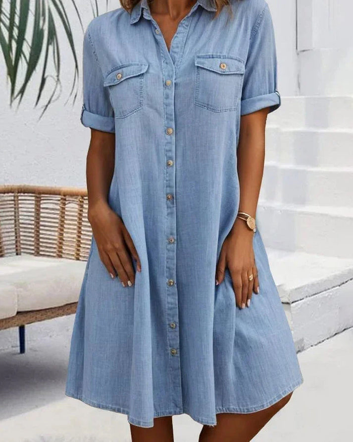 Ritchel | Button-Down Denim Dress