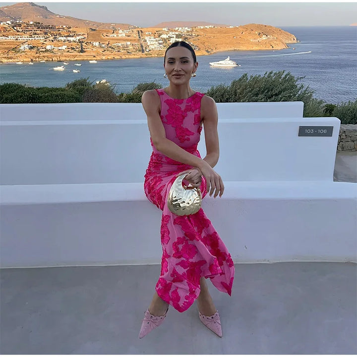Lilia | Elegant Floral Maxi Dress