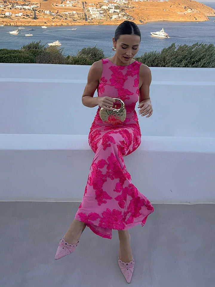 Lilia | Elegant Floral Maxi Dress