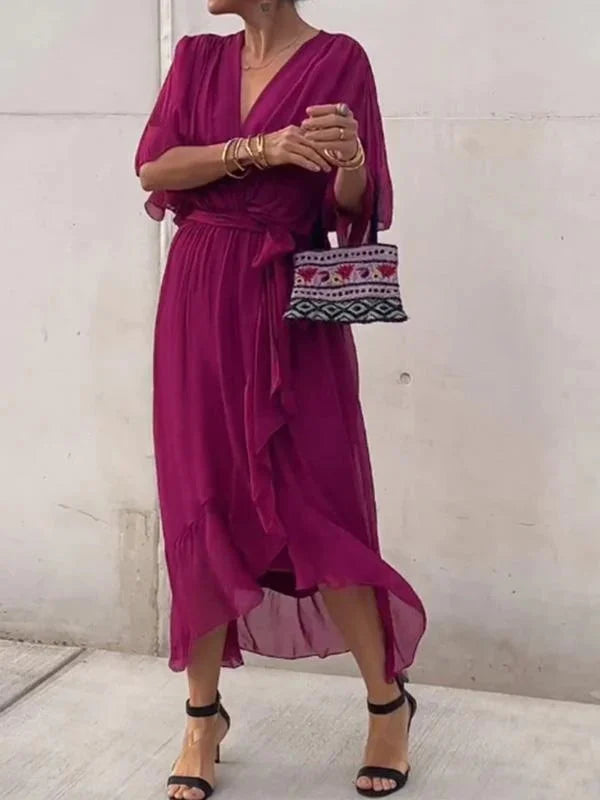 Melanie | V-Neck Wrap Dress