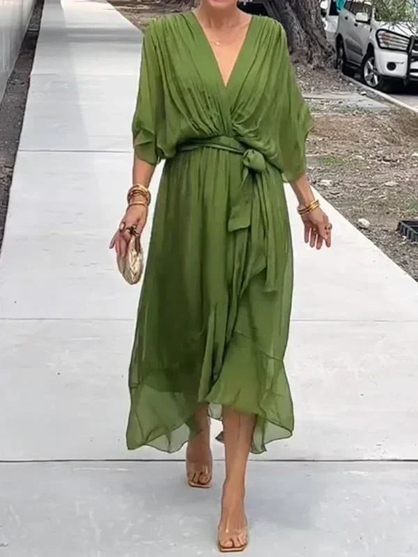 Melanie | V-Neck Wrap Dress