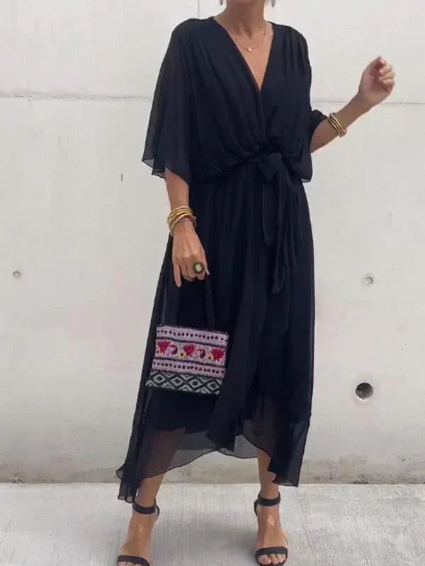 Melanie | V-Neck Wrap Dress