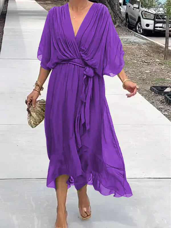Melanie | V-Neck Wrap Dress