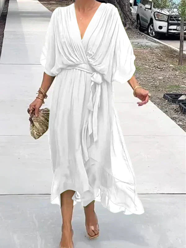 Melanie | V-Neck Wrap Dress
