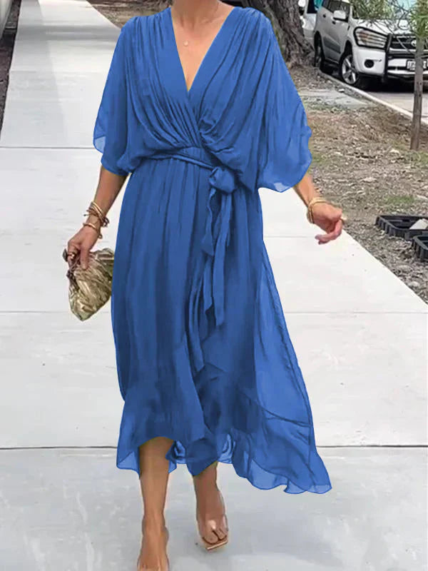 Melanie | V-Neck Wrap Dress