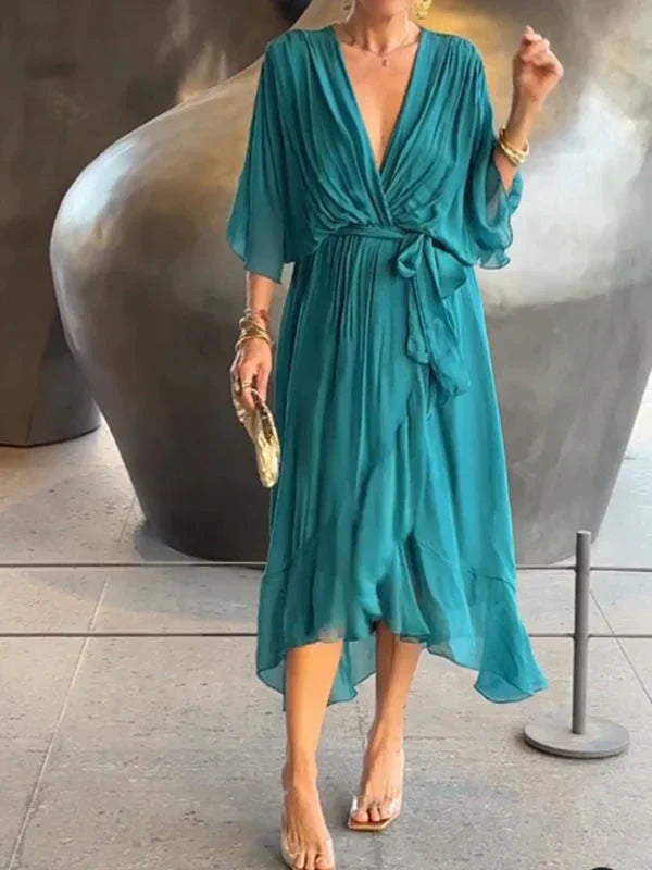Melanie | V-Neck Wrap Dress